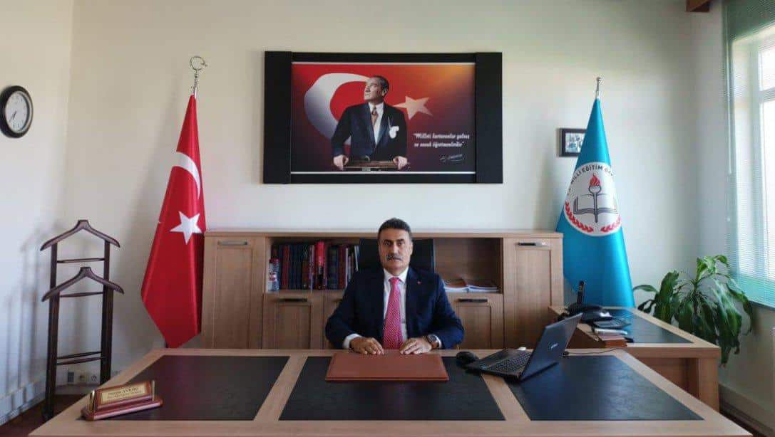 İlçe Milli Eğitim Müdürü Sezgin AYKIRI'nın ''19 Mayıs Atatürk'ü Anma, Gençlik ve Spor Bayramı'' Kutlama Mesajı